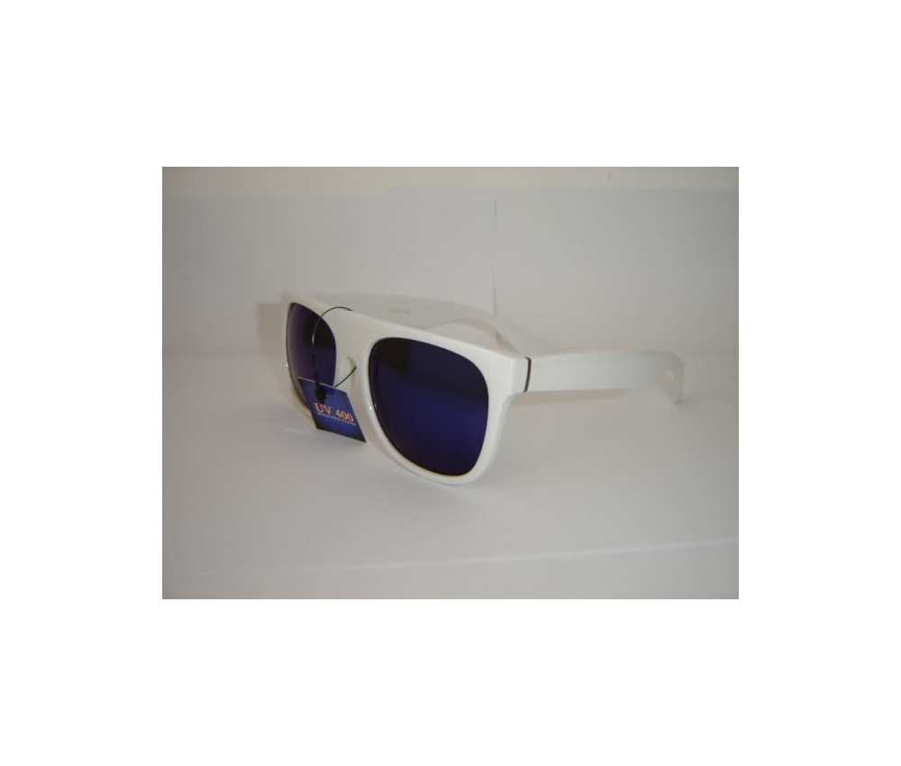 Ochelari de soare Wayfarer-albi