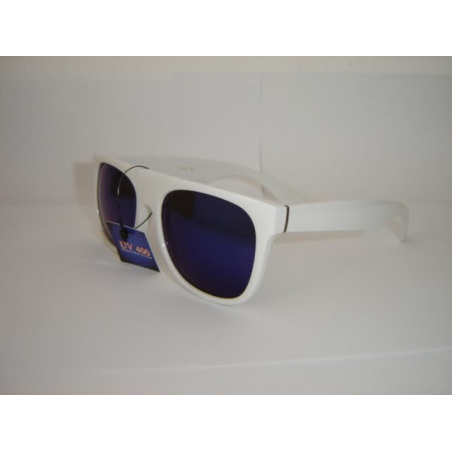 Ochelari de soare Wayfarer-albi