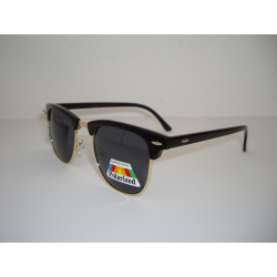 Wayfarer Clubmaster Polarizati auriu